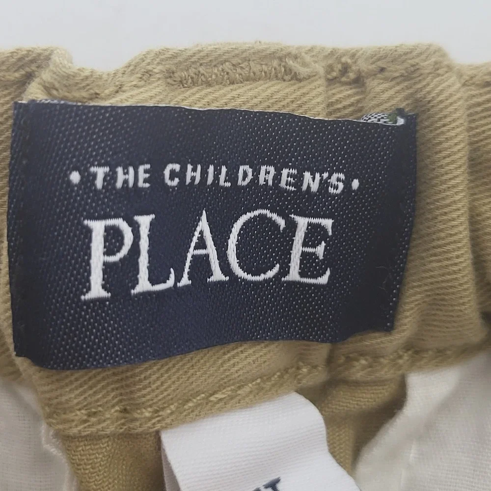 The Childrens Place Boys Khaki Chino Shorts Tan Uniform Size‎ 4T